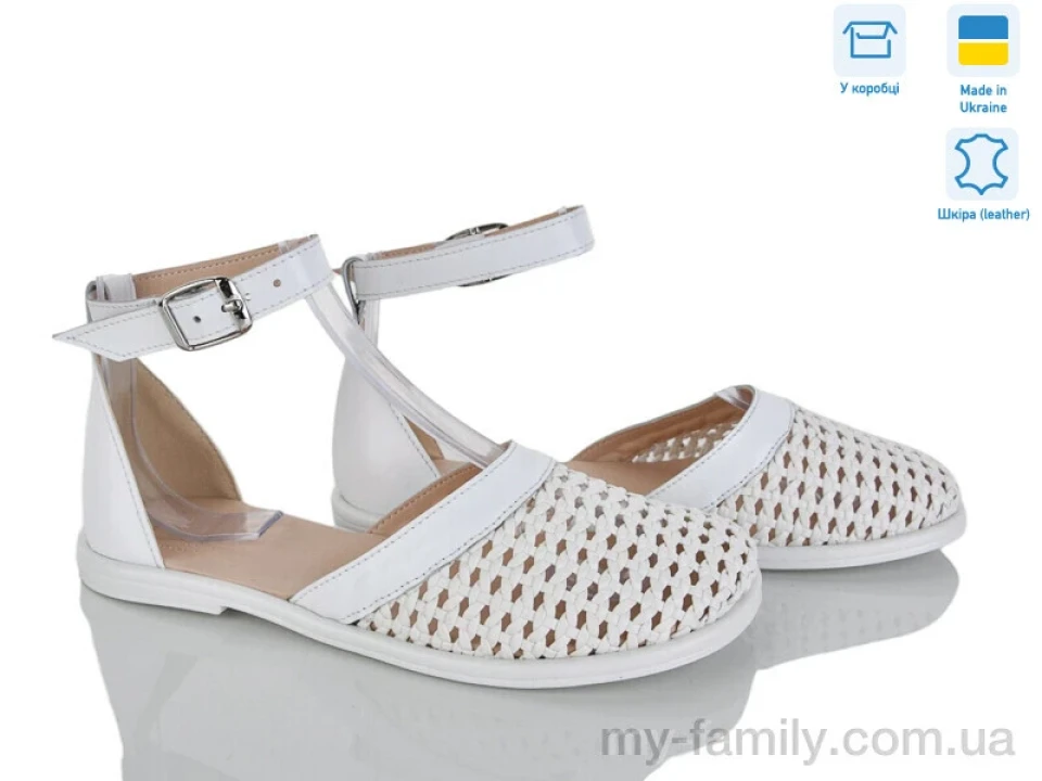 Босоніжки натуральна шкіра білий жінки -, Жіночі босоніжки оптом