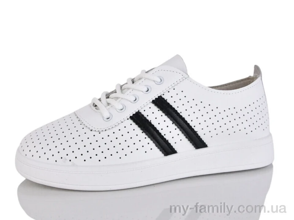 Кросівки штучна шкіра білий жінки -, Жіночі кросівки оптом