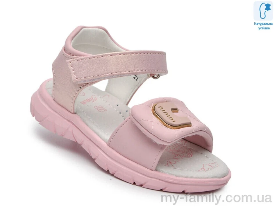 Босоніжки штучна шкіра рожевий діти дівчинка, Взуття оптом діти
