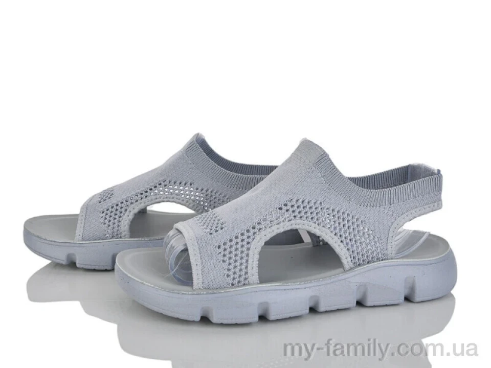 Босоніжки текстиль сірий жінки -, Жіночі босоніжки оптом