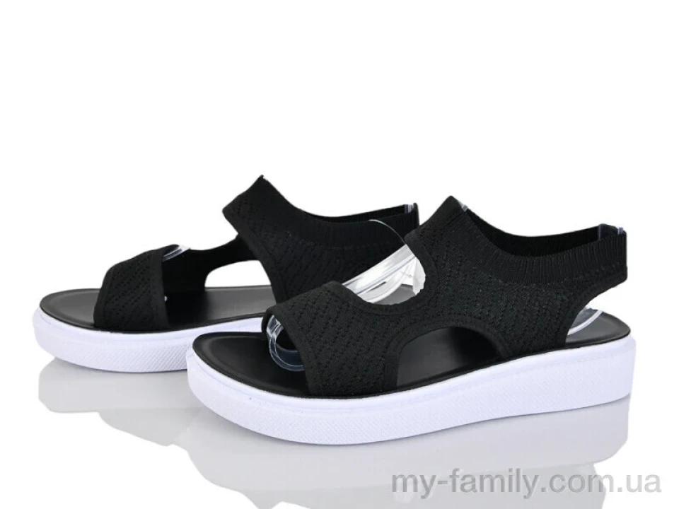 Босоніжки текстиль чорний жінки -, Жіночі босоніжки оптом