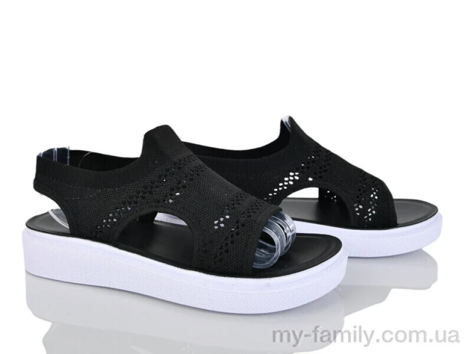 Босоніжки текстиль чорний жінки -, Жіночі босоніжки оптом