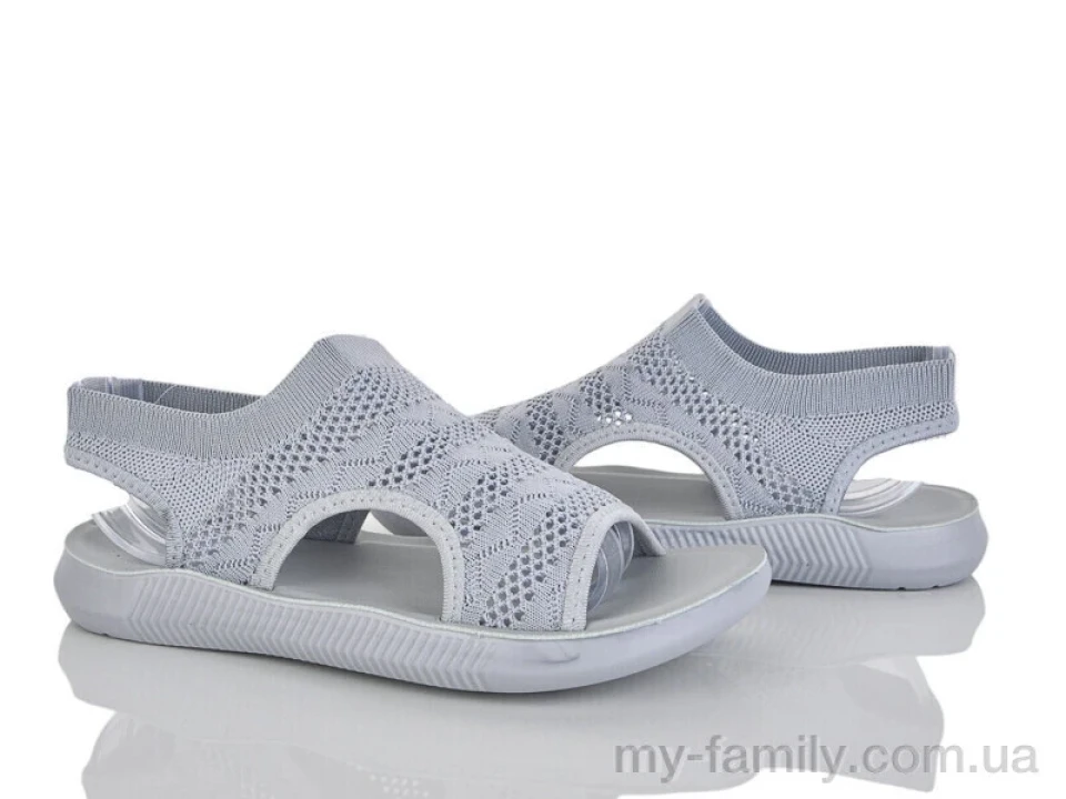 Босоніжки текстиль сірий жінки -, Жіночі босоніжки оптом