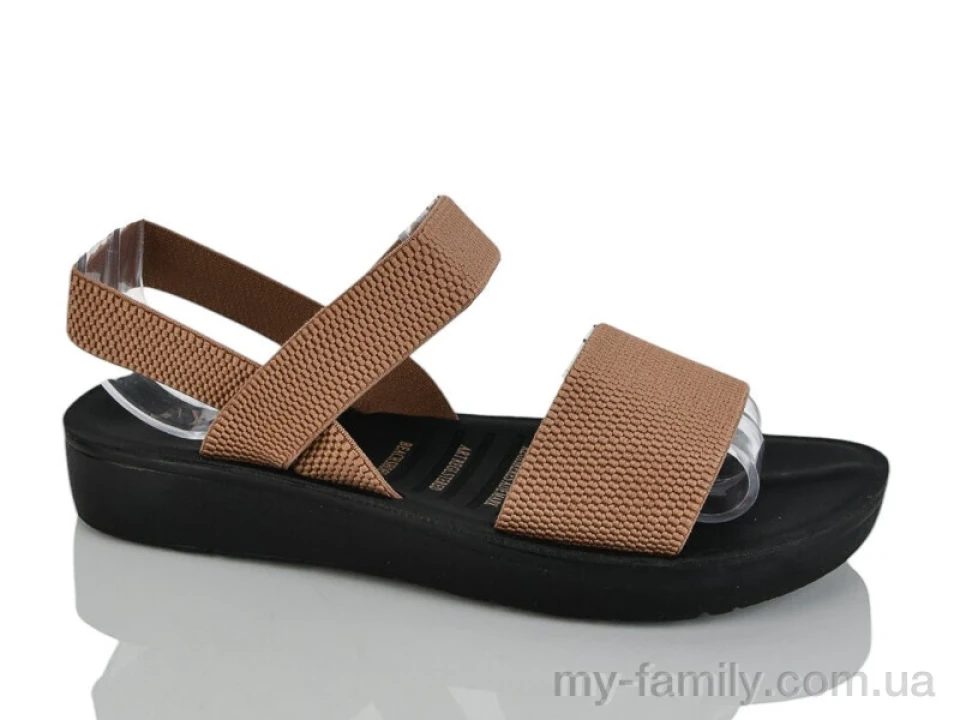 Босоніжки текстиль коричневий жінки -, Жіночі босоніжки оптом
