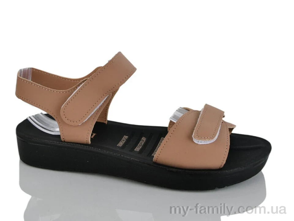 Босоніжки штучна шкіра коричневий жінки -, Жіночі босоніжки оптом