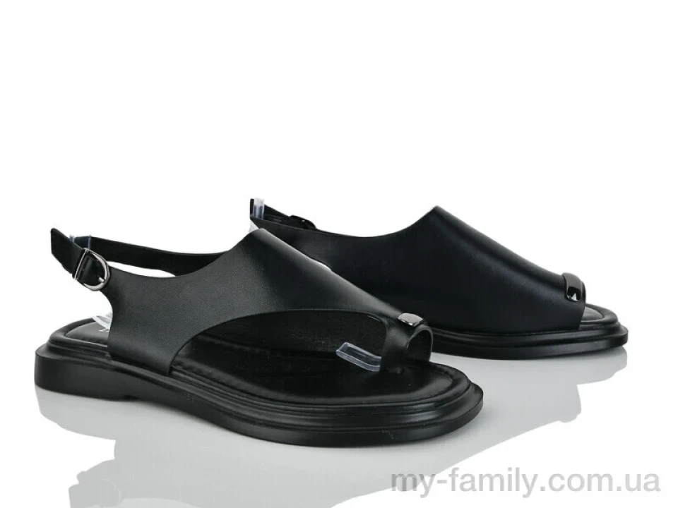 Босоніжки штучна шкіра чорний жінки -, Жіночі босоніжки оптом