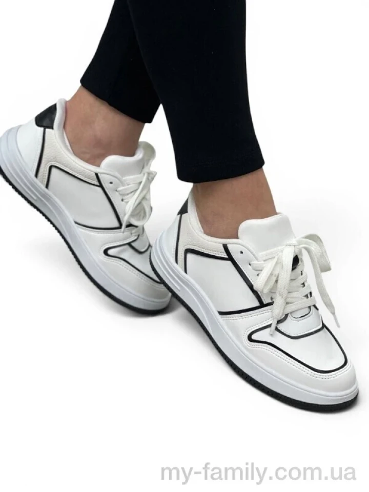 Кросівки штучна шкіра білий жінки -, Жіночі кросівки оптом