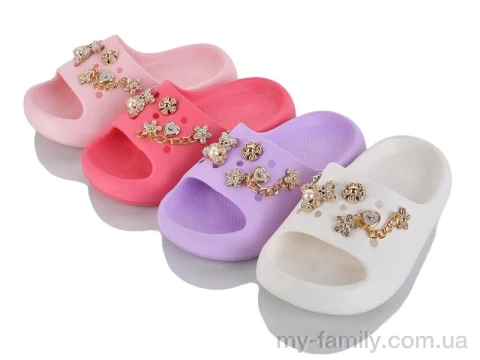 Шлепки пена микс дети девочка, Детские плепки оптом