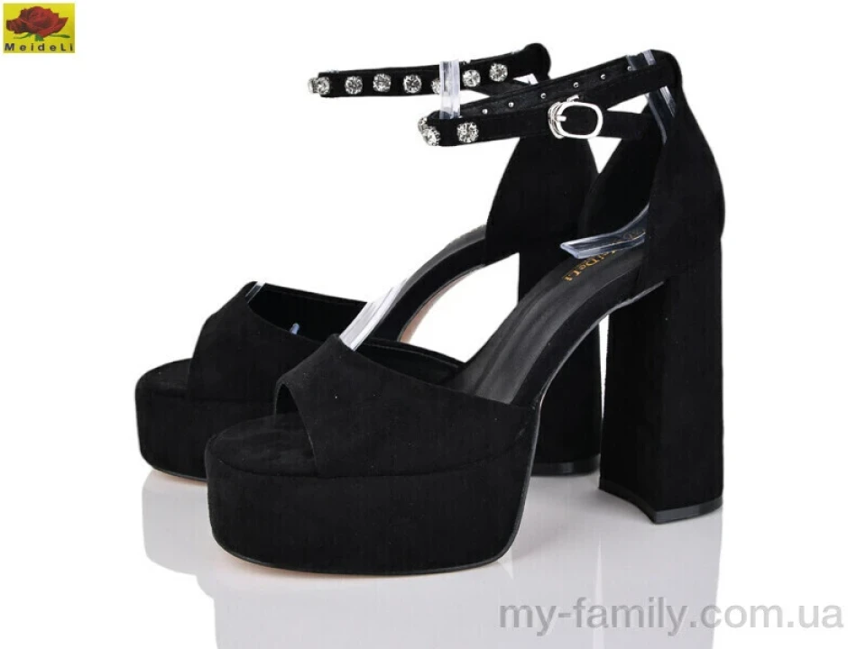 Босоніжки штучна замша чорний жінки -, Жіночі босоніжки оптом