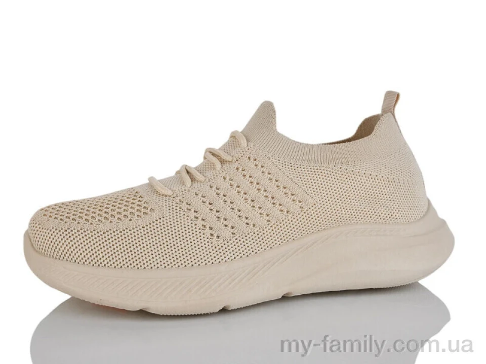 Кросівки текстиль бежевий жінки -, Жіночі кросівки оптом