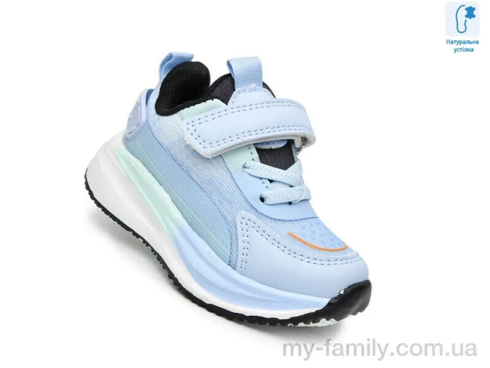 Кроссовки искусственная кожа-текстиль голубой дети унисекс, Детски кроссовки оптом