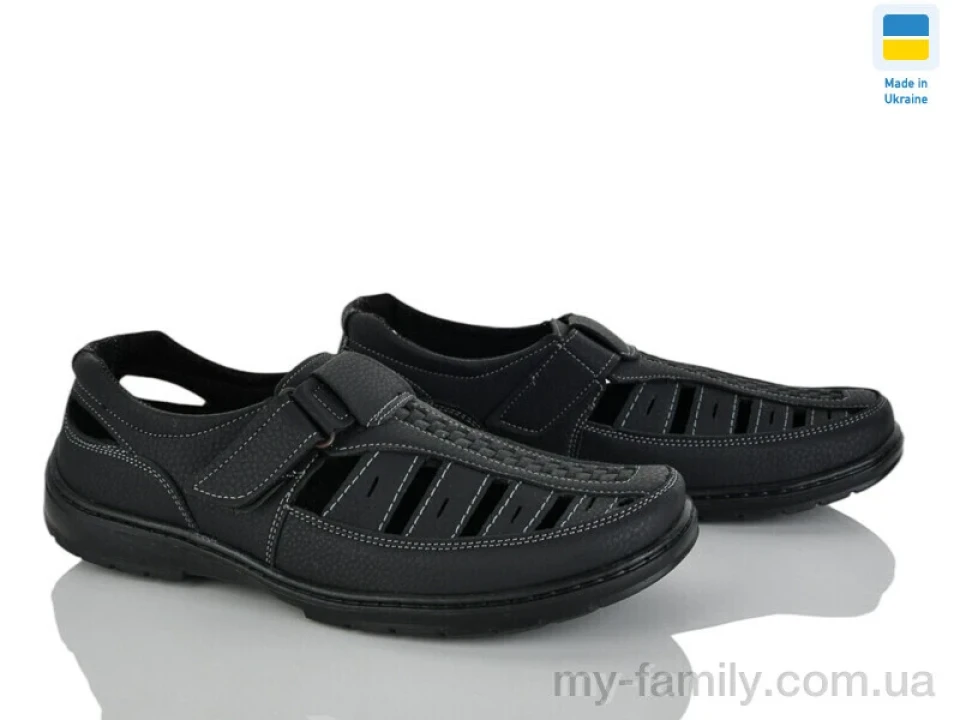 Туфлі штучний нубук чорний чоловіки -, Взуття оптом чоловіки