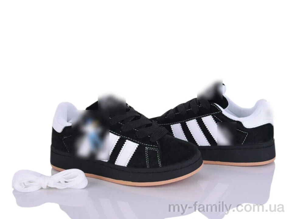 Кросівки штучна замша чорний діти унісекс, Дитячі кросівки оптом