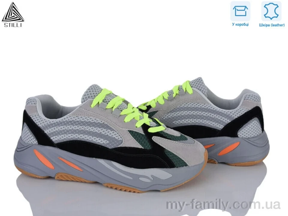 Кросівки натуральна замша-текстиль сірий чоловіки -, Чоловічі кросівки оптом