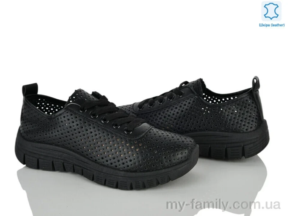 Кросівки натуральна шкіра чорний жінки -, Жіночі кросівки оптом