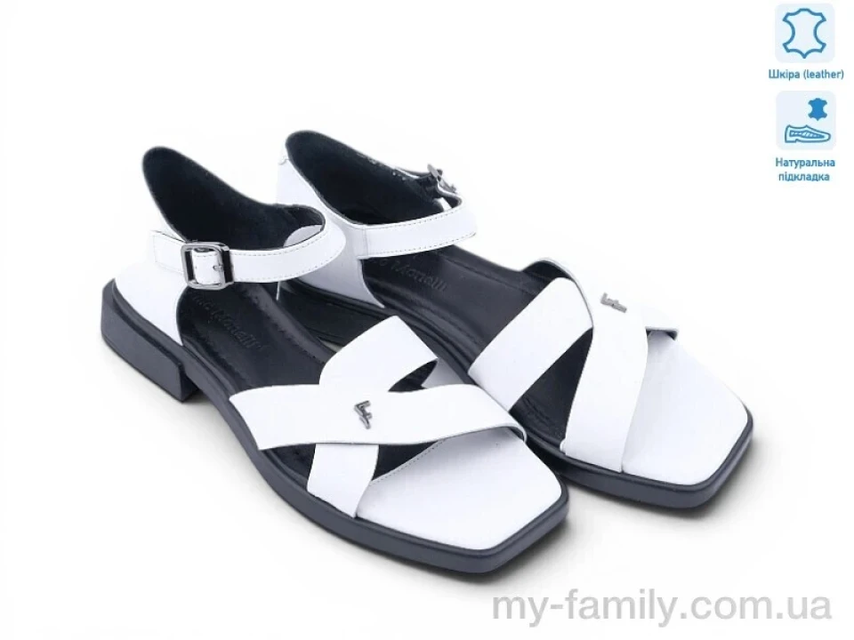 Босоніжки натуральна шкіра білий жінки -, Жіночі босоніжки оптом