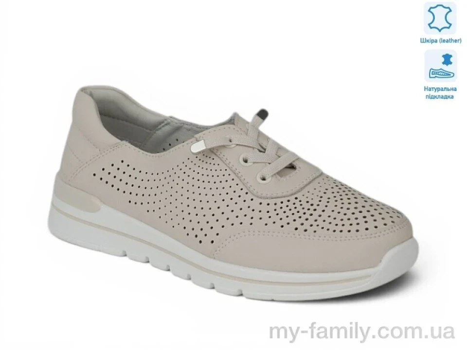 Кросівки натуральна шкіра бежевий жінки -, Жіночі кросівки оптом