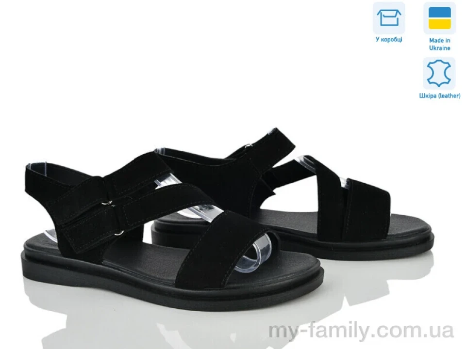 Босоніжки натуральна замша чорний жінки -, Жіночі босоніжки оптом