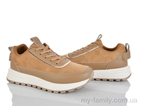 Кроссовки искусственная кожа-искусственная замша коричневый женщины -, Женские кроссовки оптом