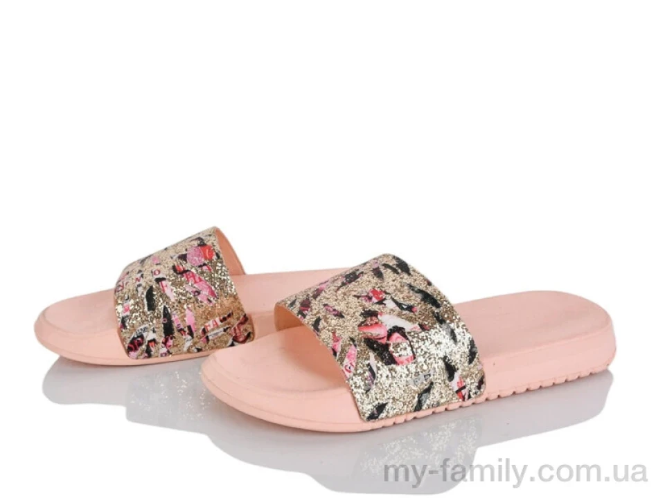 Шлепки искусственный материал розовый женщины -, Женские шлепки оптом