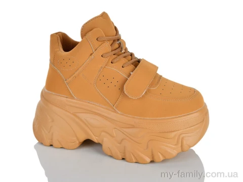 Кросівки штучний нубук camel жінки -, Жіночі кросівки оптом