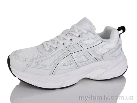 Кросівки штучна шкіра-текстиль білий унісекс -, Унісекс кросівки оптом