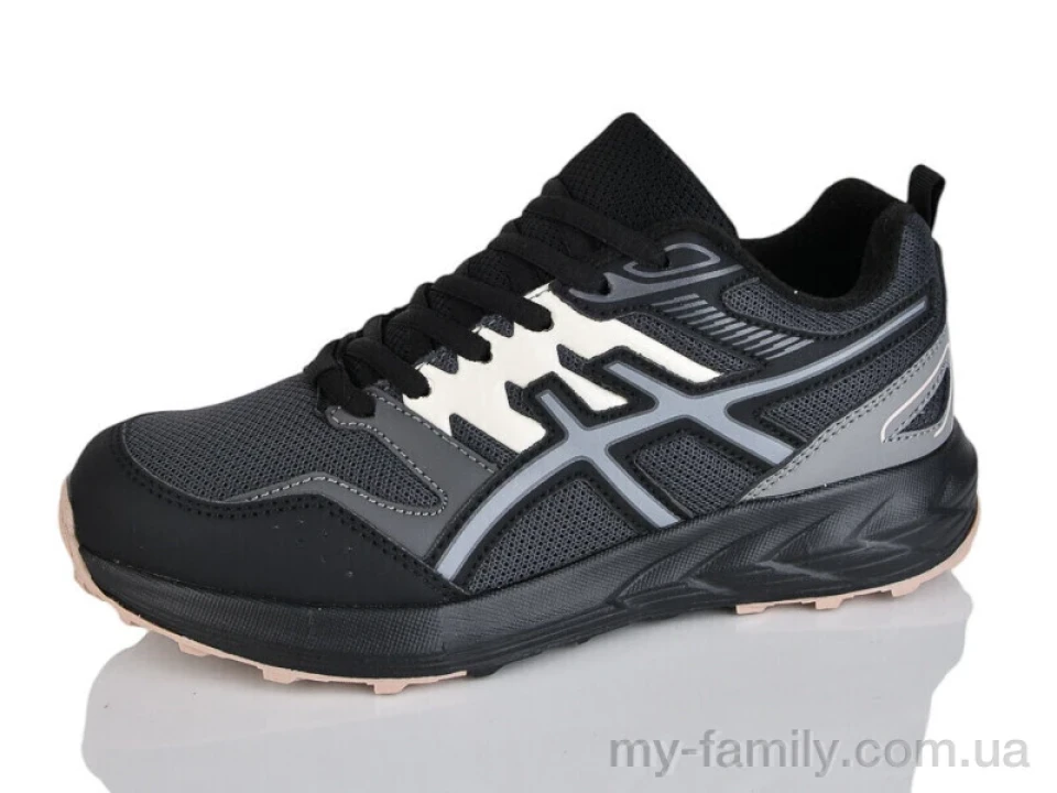 Кросівки штучна шкіра-текстиль сірий унісекс -, Унісекс кросівки оптом