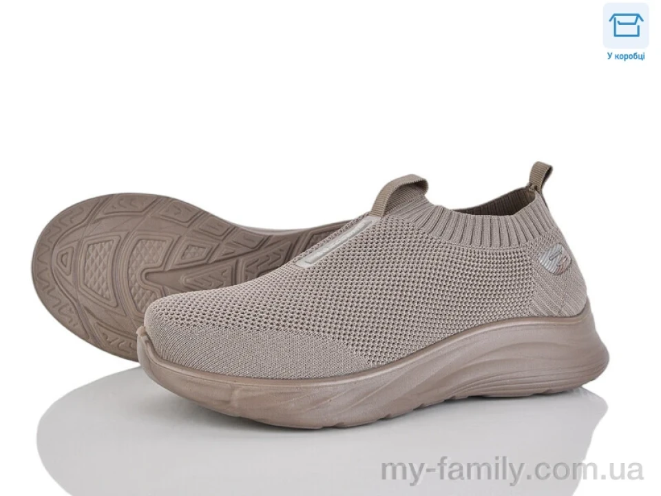 Кросівки текстиль коричневий жінки -, Жіночі кросівки оптом