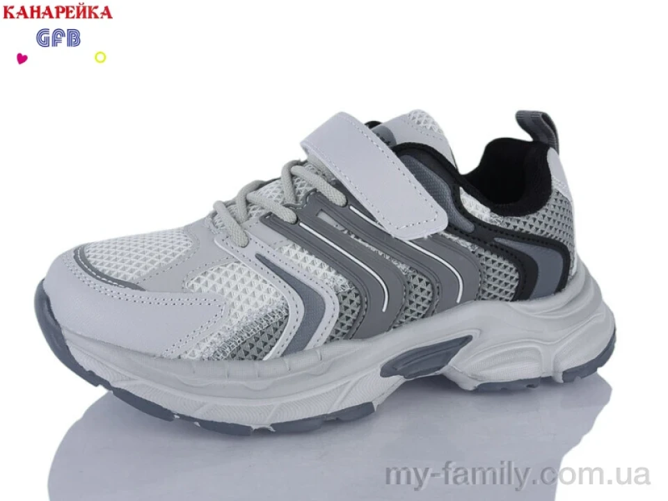 Кросівки штучна шкіра-текстиль сірий діти унісекс, Дитячі кросівки оптом