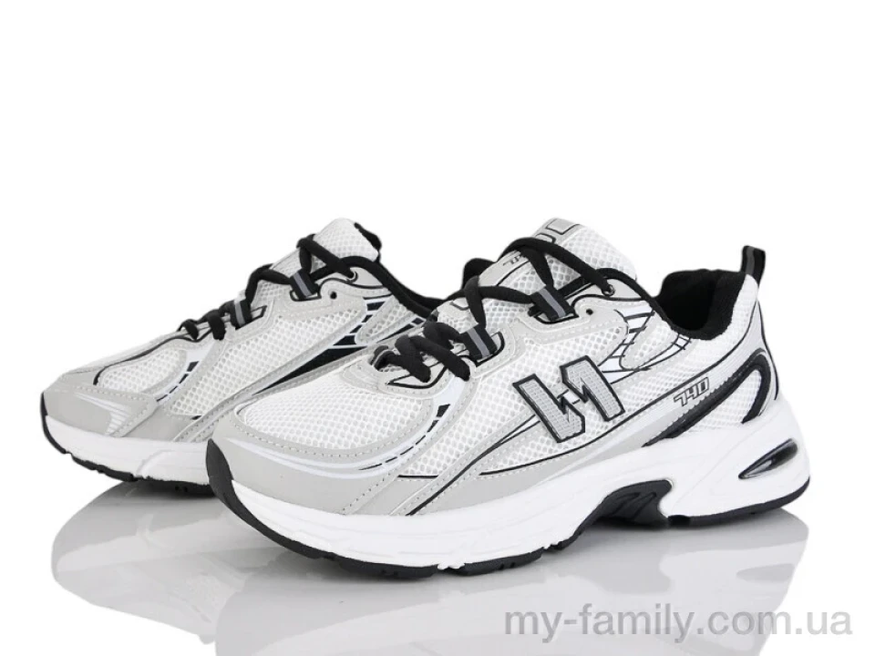 Кросівки штучна шкіра-текстиль сірий жінки -, Жіночі кросівки оптом