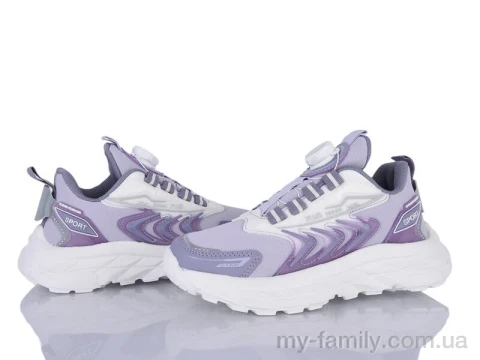 Кроссовки искусственная кожа-текстиль фиолетовый дети девочка, Детски кроссовки оптом