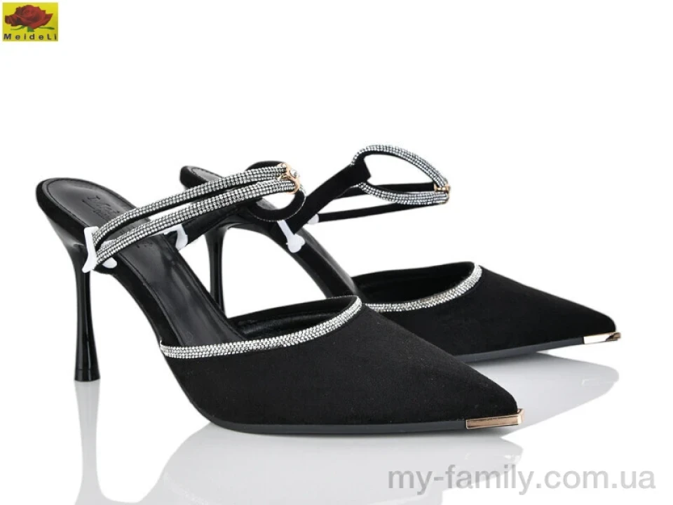 Туфлі штучна замша чорний жінки -, Туфлі жіночі оптом