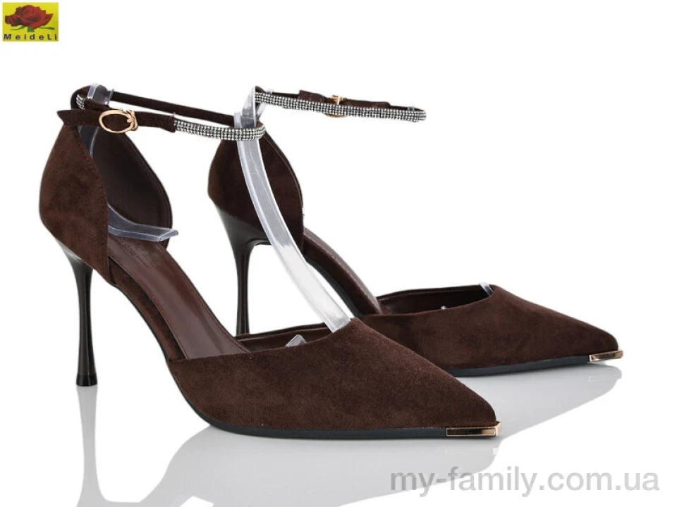 Туфли искусственная замша коричневый женщины -, Туфли женские оптом