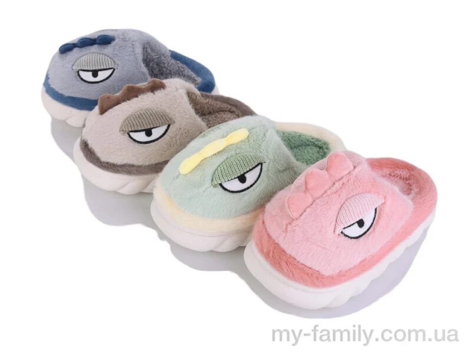 Капці штучне хутро мікс діти унісекс, Капці оптом