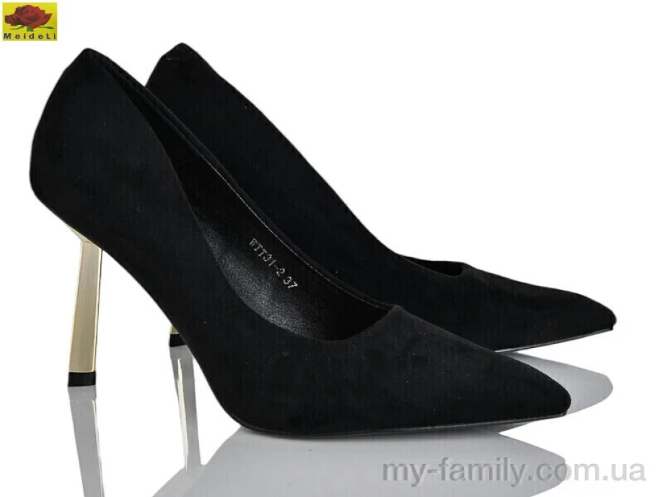 Туфлі штучна замша чорний жінки -, Туфлі жіночі оптом