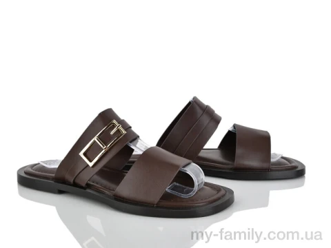 Шльопанці штучна шкіра коричневий жінки -, Жіночі шльопанці оптом