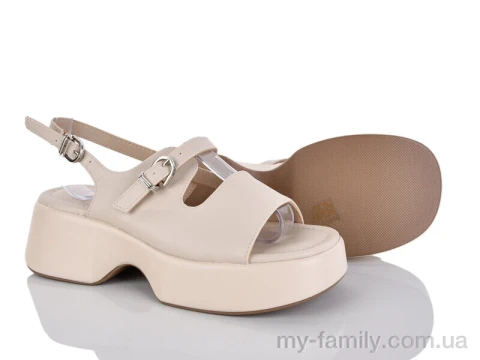 Босоніжки штучна шкіра бежевий жінки -, Жіночі босоніжки оптом