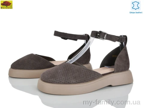 Туфлі натуральна замша коричневий жінки -, Туфлі жіночі оптом