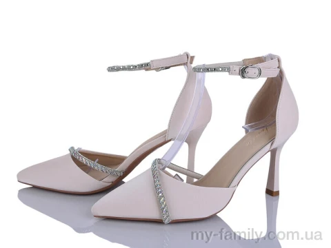 Туфлі штучна шкіра бежевий жінки -, Туфлі жіночі оптом