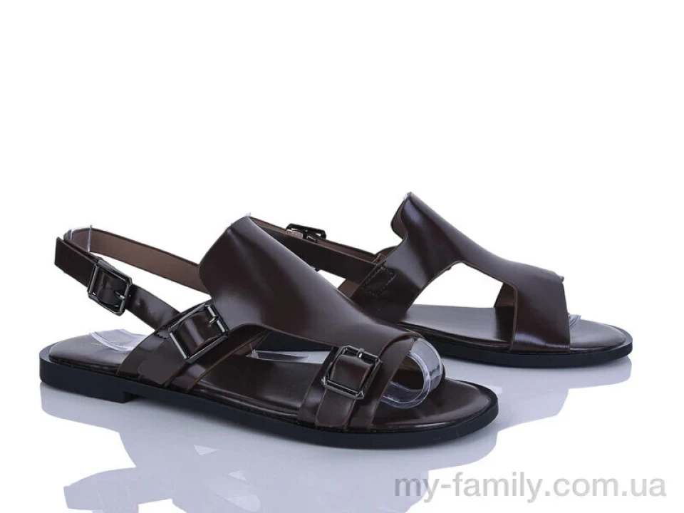 Босоніжки штучна шкіра коричневий жінки -, Жіночі босоніжки оптом