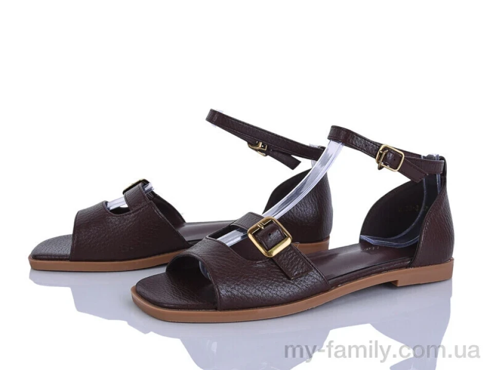 Босоніжки штучна шкіра коричневий жінки -, Жіночі босоніжки оптом