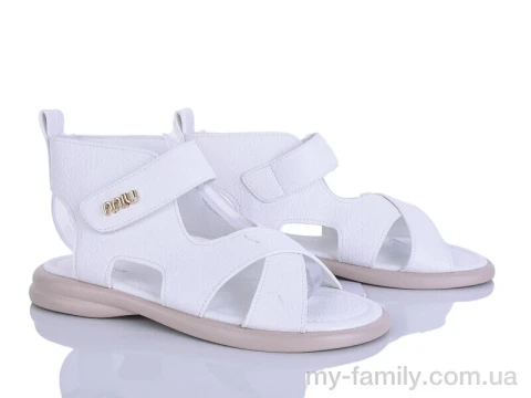 Босоніжки штучна шкіра білий жінки -, Жіночі босоніжки оптом