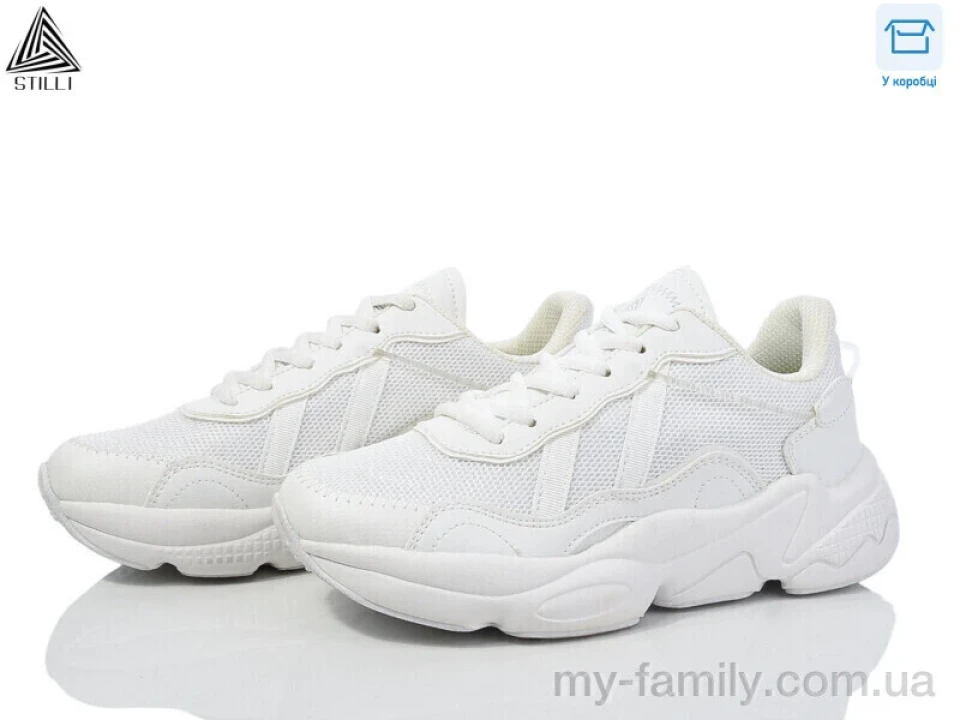 Кросівки штучна шкіра-текстиль білий жінки -, Жіночі кросівки оптом