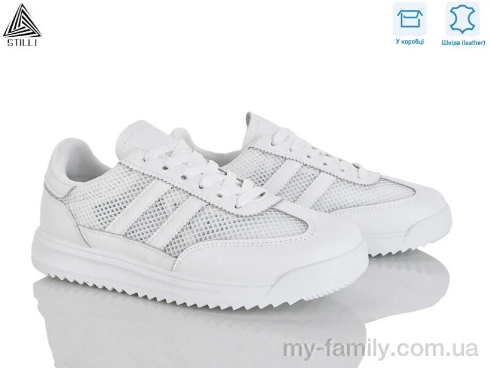 Кроссовки натуральная кожа-текстиль белый женщины -, Женские кроссовки оптом