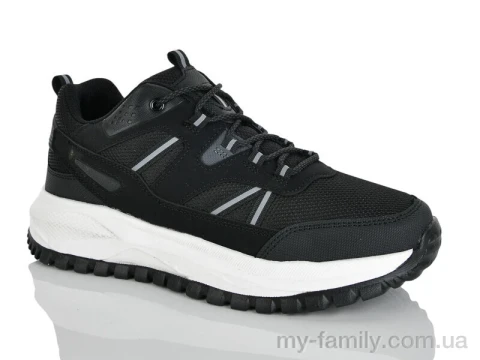 Кросівки штучний нубук-текстиль чорний чоловіки -, Чоловічі кросівки оптом