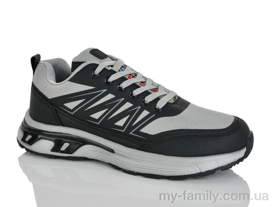Кросівки штучна шкіра-текстиль сірий чоловіки -, Чоловічі кросівки оптом