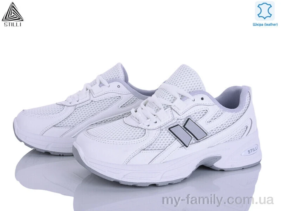 Кросівки натуральна шкіра-текстиль білий жінки -, Жіночі кросівки оптом