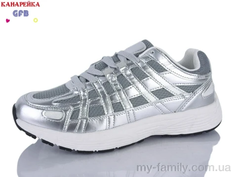 Кросівки штучна шкіра-текстиль срібний жінки -, Жіночі кросівки оптом