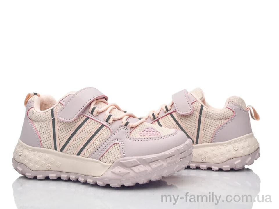 Кросівки штучна шкіра-текстиль рожевий діти дівчинка, Дитячі кросівки оптом