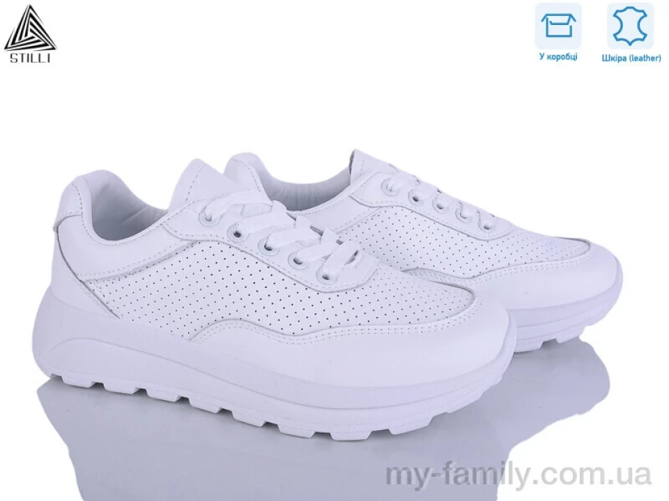 Кросівки натуральна шкіра білий жінки -, Жіночі кросівки оптом